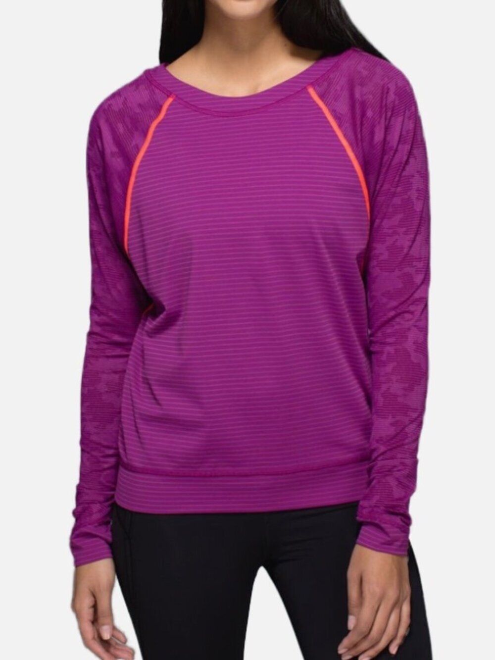 LULULEMON Run For Days Long Sleeve Top Regal Plum Size 8 - 10 M (No Tag)